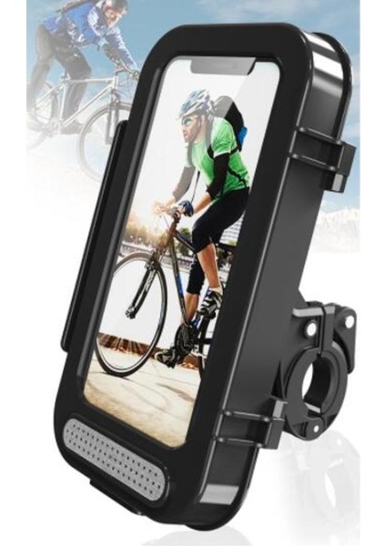 Motosiklet Bisiklet Telefon Tutucu Bisiklet Dağı iPhone Su Geçirmez Cep Kılıfı Gps | Telefon Sahipleri ve duruş(Yurt Dışından)