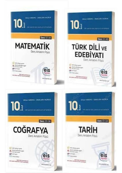 10.Sınıf Eşit Ağırlık DAF Seti 4 Kitap