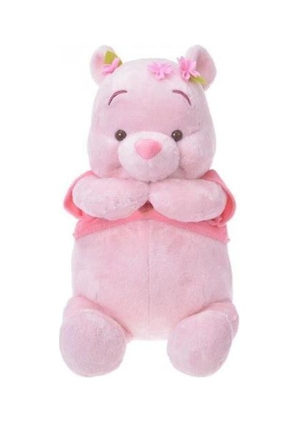 Doldurulmuş Hayvanlar Yeni Sakura Kiraz Çiçeği Pembe Pooh Ayı Peluş Doldurulmuş Oyuncak Bebekler 22 cm Kawaii Winnie Çocuk Çocuklar Için Pooh Hediyeler(Yurt Dışından)