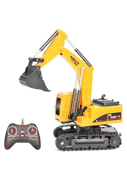 Rc Kamyon Mini Uzaktan Kumanda Buldozer 1:24 5ch 6ch Alaşım Mühendisliği Araba Damperli Kamyon Vinç Ekskavatör Elektrikli Araç Modeli Oyuncak | Rc Kamyonlar