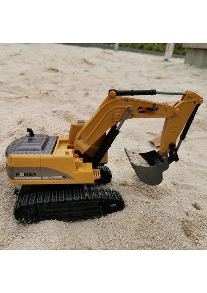 Rc Kamyon Mini Uzaktan Kumanda Buldozer 1:24 5ch 6ch Alaşım Mühendisliği Araba Damperli Kamyon Vinç Ekskavatör Elektrikli Araç Modeli Oyuncak | Rc Kamyonlar