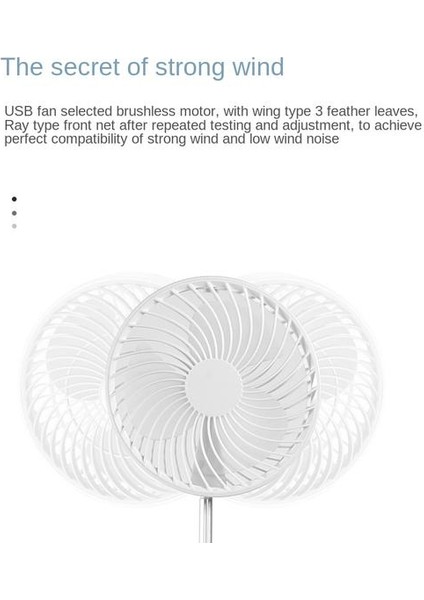 7000 Mah Mini Katlanır Teleskopik Zemin Fan USB Şarj Edilebilir Yaz Dilsiz Sessiz Masaüstü Masa Fan Ofis Yatak Odası Home | Fanlar fırsatları