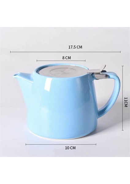 Kapak ve Filtre ile Seramik Demlik Büyük Kapasiteli Isıya Dayanıklı Süzgeç Çay Potu Yüksek Son Ev Soğuk Su Sürahi Su Isıtıcısı | Çaydanlıklar(Yurt Dışından) fırsatları