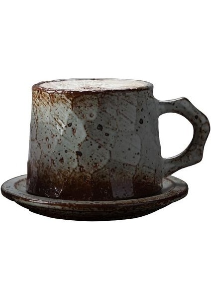 Japon Tarzı Kahve Fincanı Seramik Öğleden Sonra Çay Lüks Vintage Çevre Dostu Kupası ve Firma Seyahat Tazas Ev Ürünleri 50 Teacup & Tabak Setleri (Yurt Dışından)