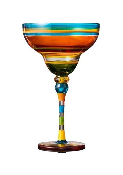 El Yapımı Renkli Kristal Cam Şarap Kupası Yaratıcı Kokteyl Kupası Margarita Kadeh Şampanya Şarap Kadehi Ev Bar Dekor Drinkware Diğer Cam (Yurt Dışından)