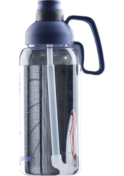 1800 ml Spor Açık Şeffaf Plastik Su Şişesi (Yurt Dışından)