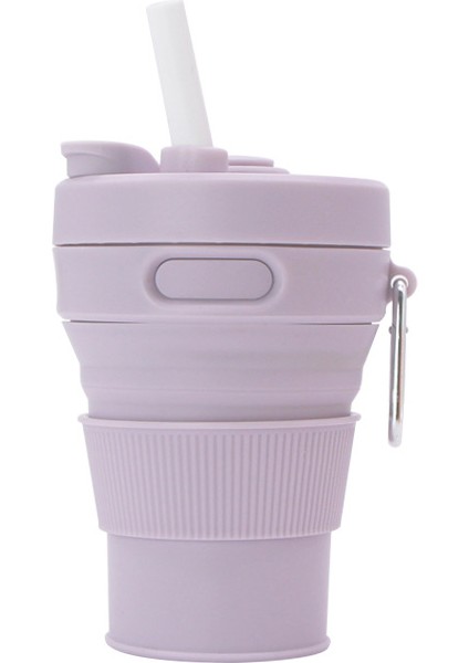 450 ml Açık Taşınabilir Katlanır Teleskopik Sıkıştırma Su Bardağı (Yurt Dışından)