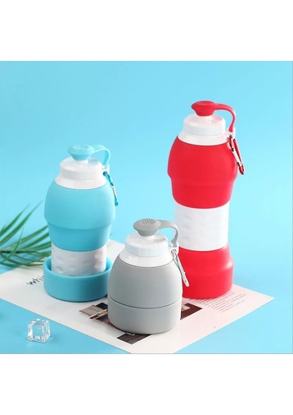 580 ml Silikon Su Bardağı Seyahat Sporları Açık Katlanır Su Şişesi (Yurt Dışından) fiyatları