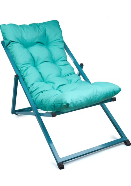 Minderli - Mirete Şezlong Seti Bahçe&balkon&teras&plaj Katlanır Set - 1 Şezlong