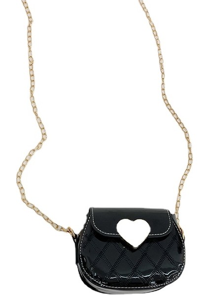 Shınlea Çocuklar Crossbody Çanta Prenses Omuz Çantası Sevimli Kız Moda Zincir Bozuk Cüzdan (Yurt Dışından)