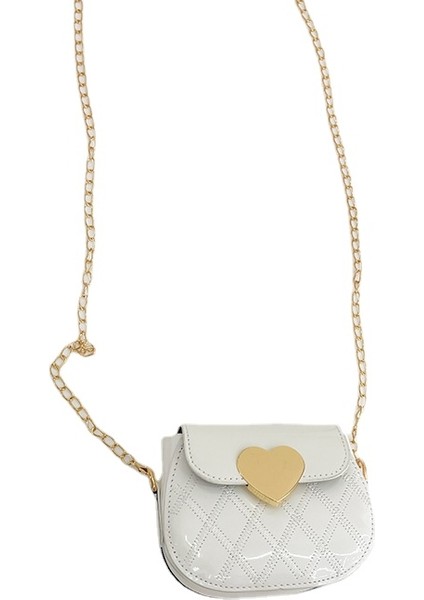 Shınlea Çocuklar Crossbody Çanta Prenses Omuz Çantası Sevimli Kız Moda Zincir Bozuk Cüzdan (Yurt Dışından)