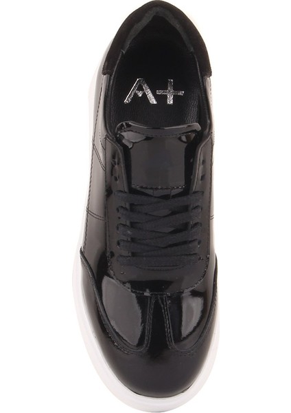 Sail Lakers - Siyah Rugan Deri Bağcıklı Kadın Günlük Ayakkabı indirimleri