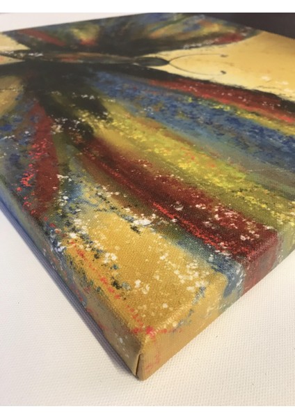 Taş ve Yaprak Soyut Kanvas Tablo indirimleri