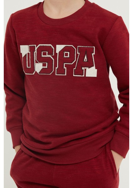 U.S. Polo Assn. U.s. Polo Assn Lisanslı Bordo Erkek Çocuk Classic Eşofman Takım