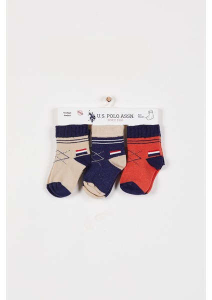 Lisanslı Kum Erkek Bebek Çorap