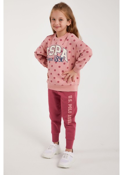 Lisanslı Retro Pembe Kız Çocuk Puantiyeli Eşofman Takım fiyatları