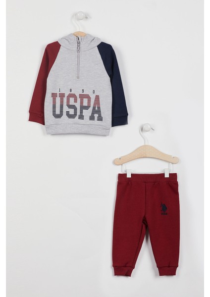 Lisanslı Grimelanj Erkek Bebek Yaka Fermuarlı Uzun Kol Eşofman Takım