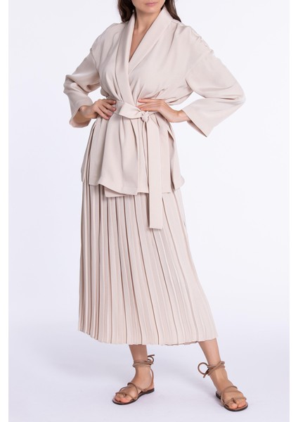 Krep Saten Ceket modelleri