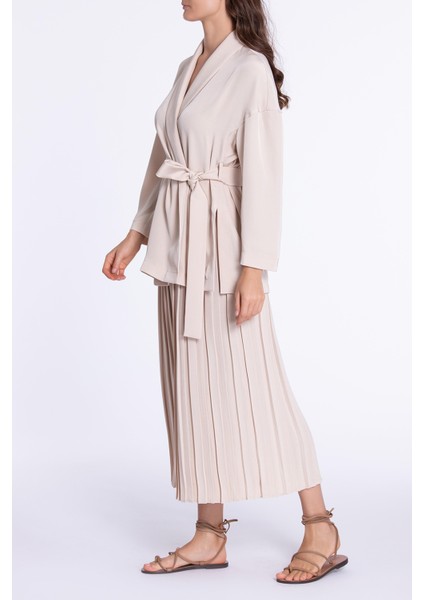 Krep Saten Ceket indirimleri