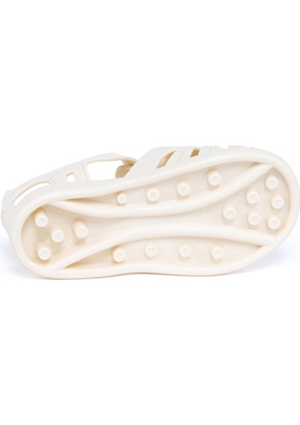 S10271 Tobby Solid Çocuk Fildişi Sandalet