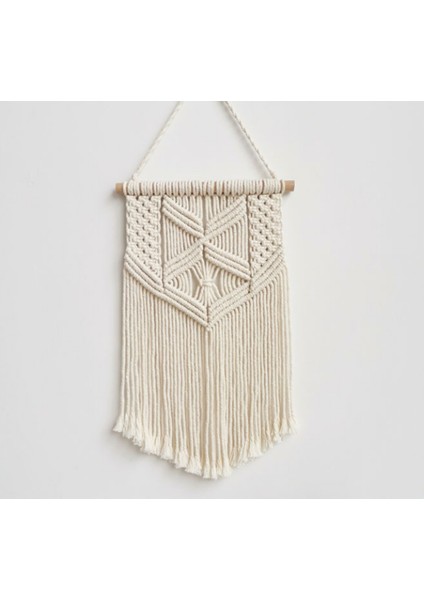 25 * 45 cm Nordic Makrome Dokuma Goblen Boho Chic Bohemian Duvar Asılı Ev Dekorasyon El Sanatları Pamuk Halat Dokuma Kapalı Sanat Odası Destek | Dekoratif Gobiyeller (Yurt Dışından) fırsatları
