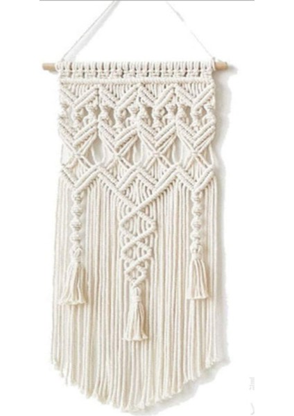 21 * 75 cm Makrome Duvar Asılı Goblen Duvar Dekor Boho Bohemian Dokuma Ev Dekorasyon El Yapımı Oturma Odası Daire Yurt | Dekoratif Gobiyeller (Yurt Dışından)