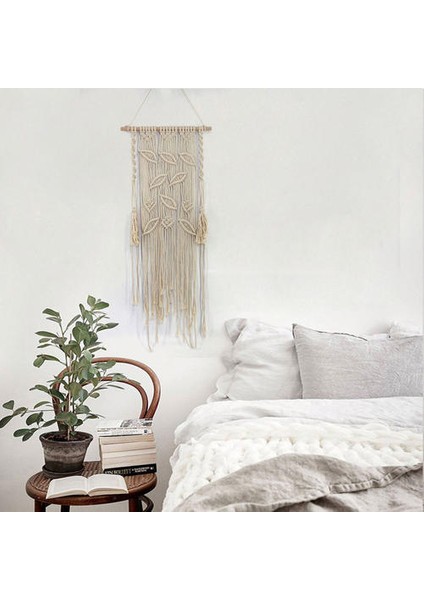 Goblenler Kolye Makrome Duvar Asılı Sanat Yatak Odası Dekorasyon Dokuma Raflar Bohemian Zanaat Muhteşem Goblen Yurt Home Goblen | Dekoratif Goblenler (Yurt Dışından)
