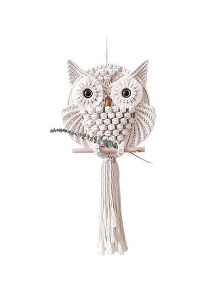 15 * 65 cm Nordic Stil Baykuşlar Rüya Alıcı Pamuk Makrome Duvar Asılı El Yapımı Püsküller Dreamcatcher Ev Dekorasyon Birçok Stiller | Dekoratif Gobiyeller (Yurt Dışından)