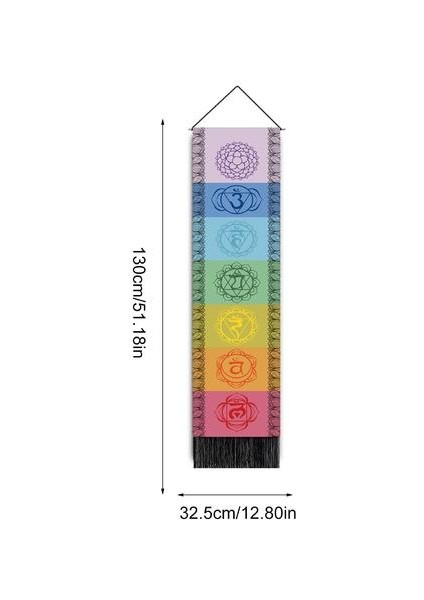 7 Çakra Mandala Goblen Yoga Meditasyon Banner Poster Duvar Dekorasyon Boyama Ev Dekor Için Duvar Sanatı | Dekoratif Gobiyeller (Yurt Dışından) fiyatları