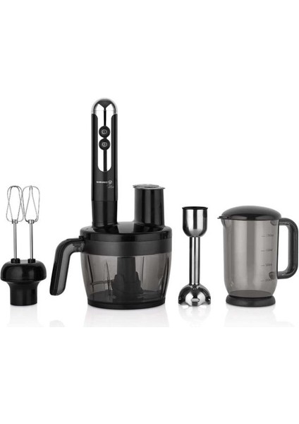 Mia Multi Blender Set SiyahKrom