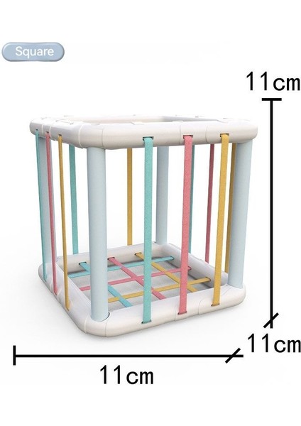 Kepçe Oyuncak - Kare Çok Renkli (Yurt Dışından)