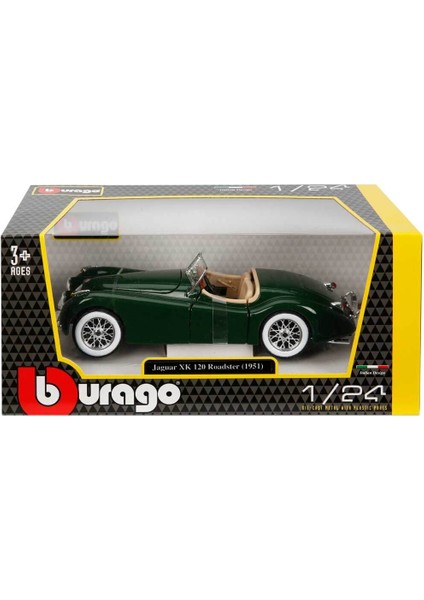 1:24 Jaguar Xk 120 Roadster Model Araba