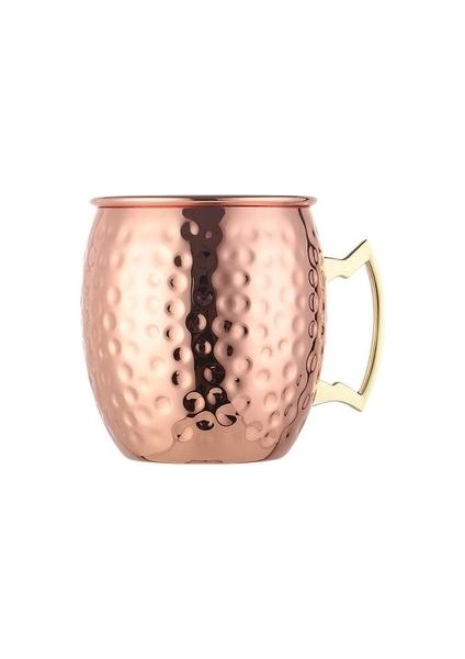 Moskova Katır Kupası Bakır Kaplama Kupası 304 Paslanmaz Çelik Kumaş Kokteyl Cam Goblet Bira Cam | Bira Steins (Yurt Dışından)