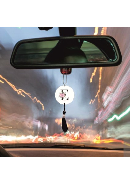 E Harfli ve Ayetel Kürsili Dikiz Ayna Süsü Model 1 fiyatları