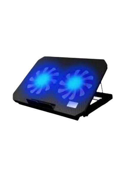 Concord C-883 2 Fanlı Işıklı Standlı Laptop Soğutucu
