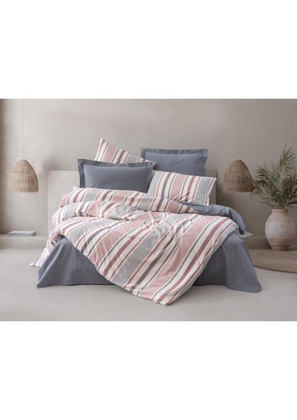 Natureforce Çift Kişilik Nevresim Takımı Duo Lacivert