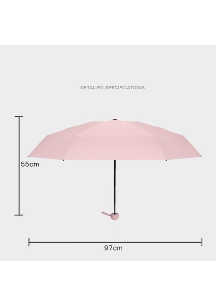 Cep Boy Güneş ve Yağmur Koruyucu Sekiz Kemikli Şemsiye (Yurt Dışından) fiyatları