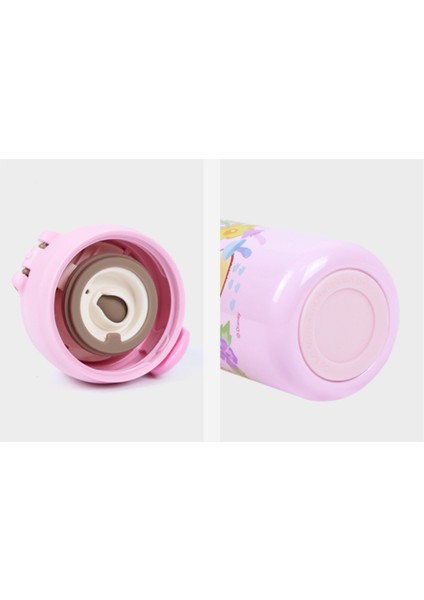 Termos 316 Paslanmaz Çelik Prenses Fincan Hediye Paketi Öğrenci Sıcak Fincan 500 ml Fincan Set Kızlar Su Bardağı ile | Bardak (Pembe) (Yurt Dışından)