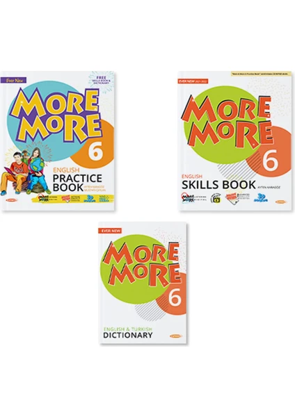 Kurmay Yayınları 6.Sınıf Practıce Book & Dıctıonary & Skills Book (3’ Lü Set)