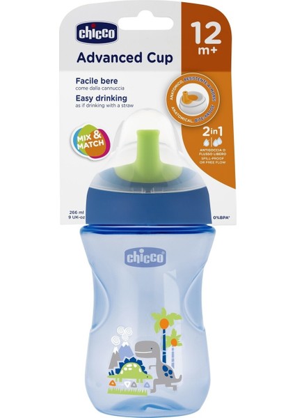 Chicco Pipetli Eğitim Bardağı 12+ Erkek