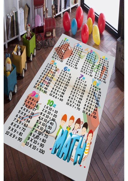 Yıkanabilir Kaymaz Taban Eğitici Çarpım Tablolu Çocuk Halısı Oyun Halısı fiyatları