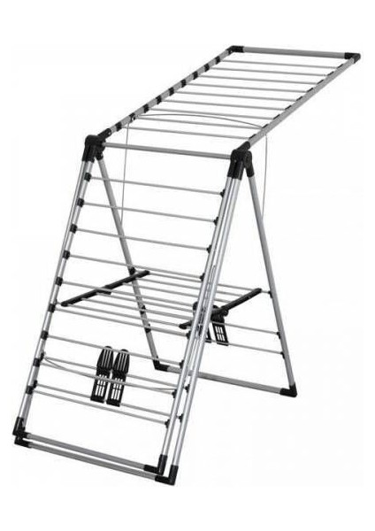 Boncuklu Kalın Borulu Çamaşır Kurutmalık