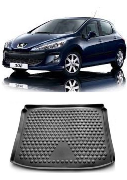 2012 Peugeot 308 Bagaj Havuzu Uyumlu Model Siyah Kokusuz Kauçuk