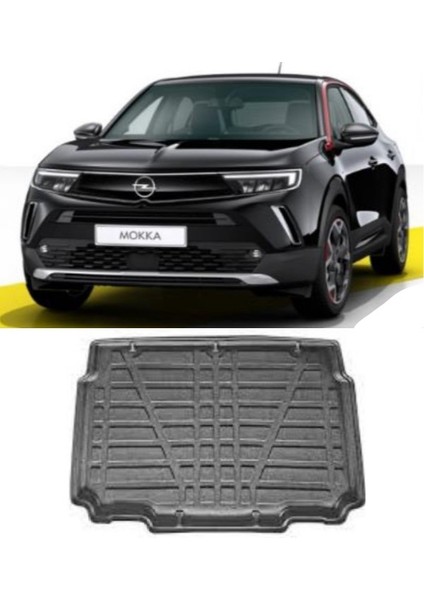 2021 Opel Mokka Bagaj Havuzu Uyumlu 3D Model Kokusuz Kauçuk Siyah N11.14249