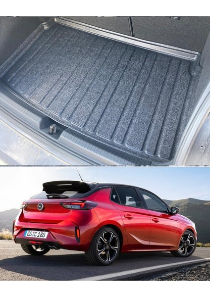 2021 Opel Corsa F Bagaj Havuzu 3D Uyum Kokusuz Kauçuk
