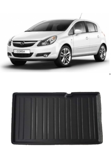 Corsa D Bagaj Havuzu 2007-2014 3D Uyum Kokusuz Kauçuk
