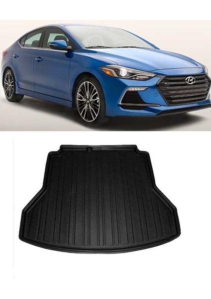 2018 Hyundai Elantra 3D Bagaj Havuzu Kokusuz Kauçuk