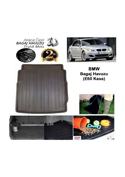 2006 Bmw 5 Serisi E60 Kasa Tam Uyumlu Bagaj Havuzu fiyatları