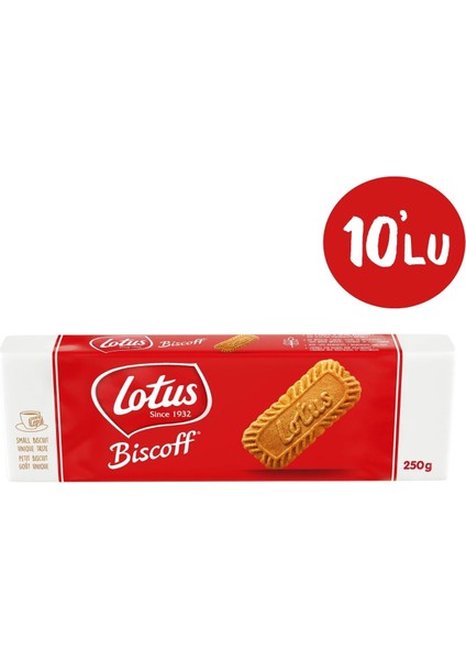 Biscoff Karamelize Bisküvi 250 gr x 10 Adet