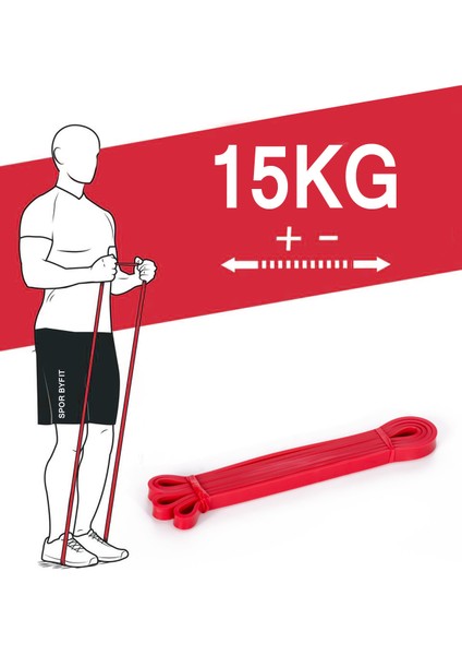 15 kg Dirençli Power Latex Güç Bandı